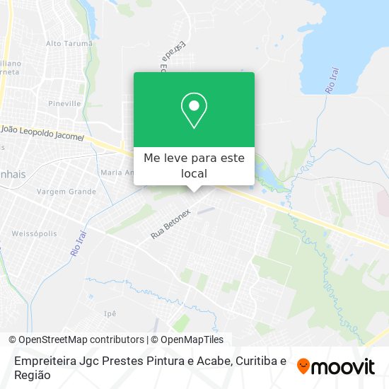 Empreiteira Jgc Prestes Pintura e Acabe mapa