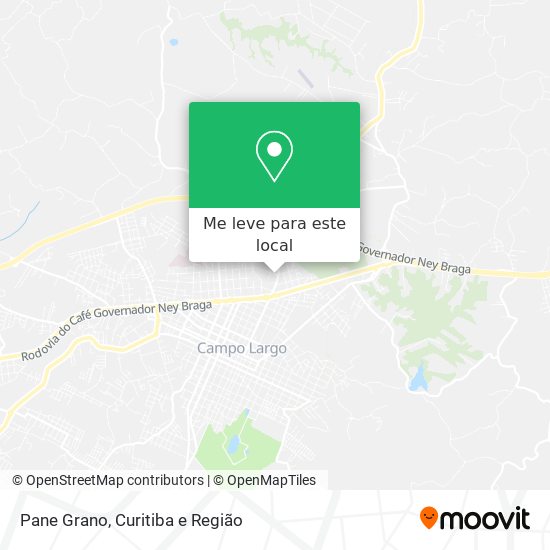 Pane Grano mapa