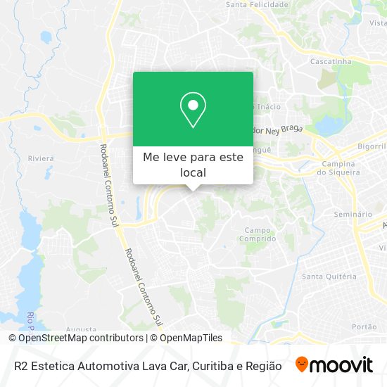 R2 Estetica Automotiva Lava Car mapa