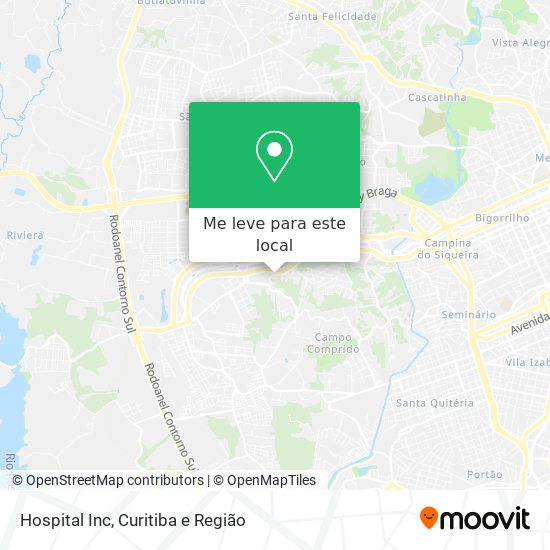 Hospital Inc mapa