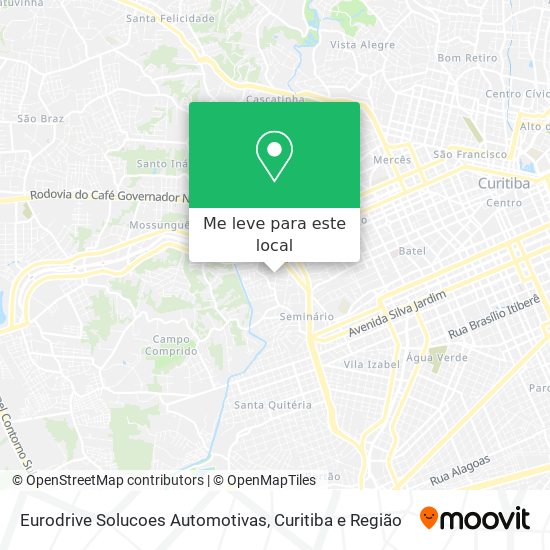 Eurodrive Solucoes Automotivas mapa