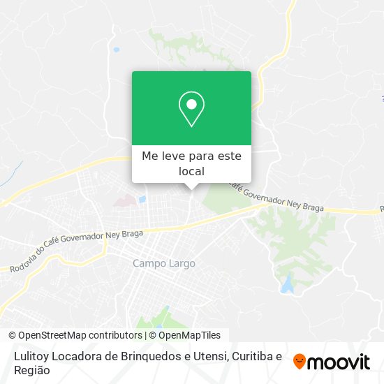 Lulitoy Locadora de Brinquedos e Utensi mapa