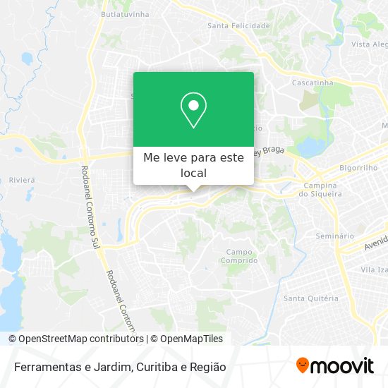 Ferramentas e Jardim mapa