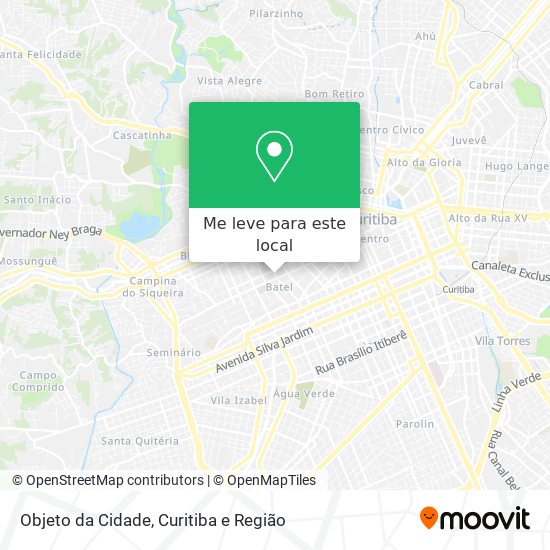 Objeto da Cidade mapa
