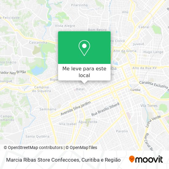 Marcia Ribas Store Confeccoes mapa