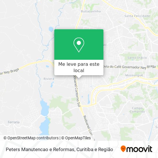 Peters Manutencao e Reformas mapa