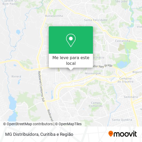 MG Distribuidora mapa
