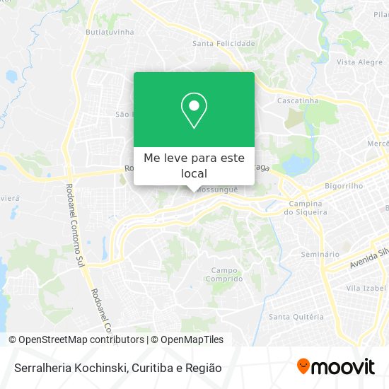 Serralheria Kochinski mapa