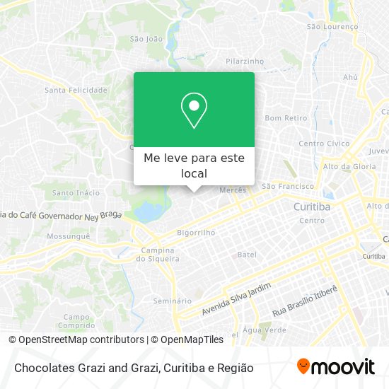 Chocolates Grazi and Grazi mapa
