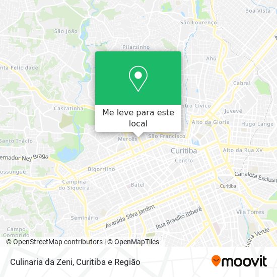Culinaria da Zeni mapa