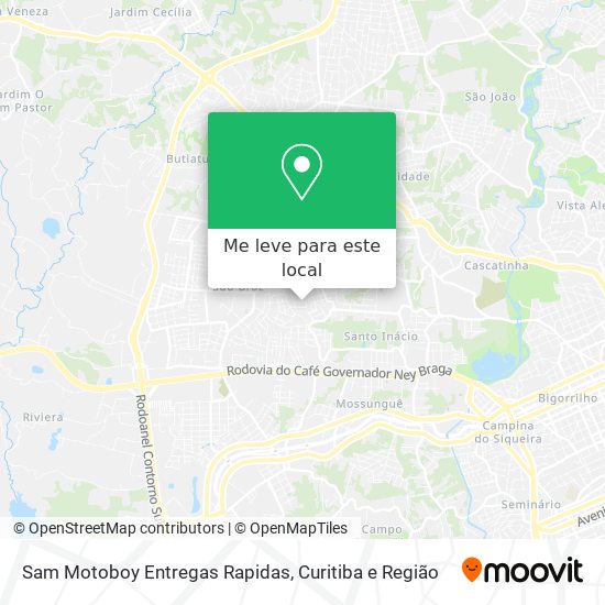 Sam Motoboy Entregas Rapidas mapa