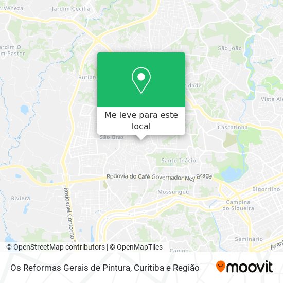 Os Reformas Gerais de Pintura mapa