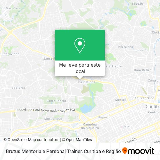 Brutus Mentoria e Personal Trainer mapa