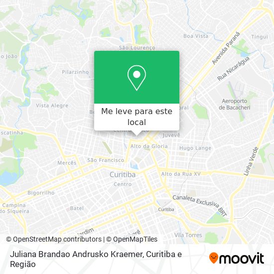 Juliana Brandao Andrusko Kraemer mapa