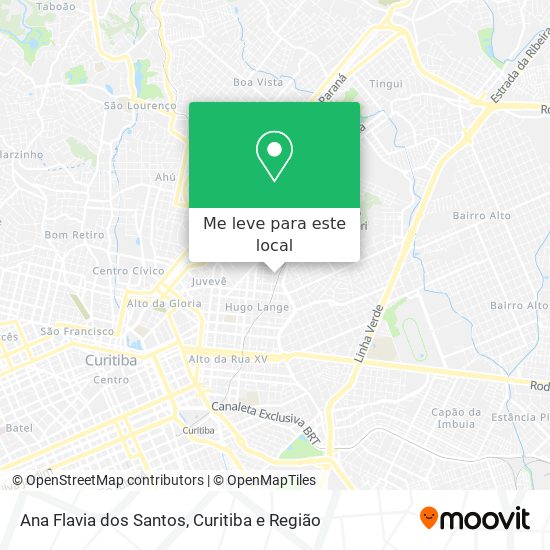 Ana Flavia dos Santos mapa