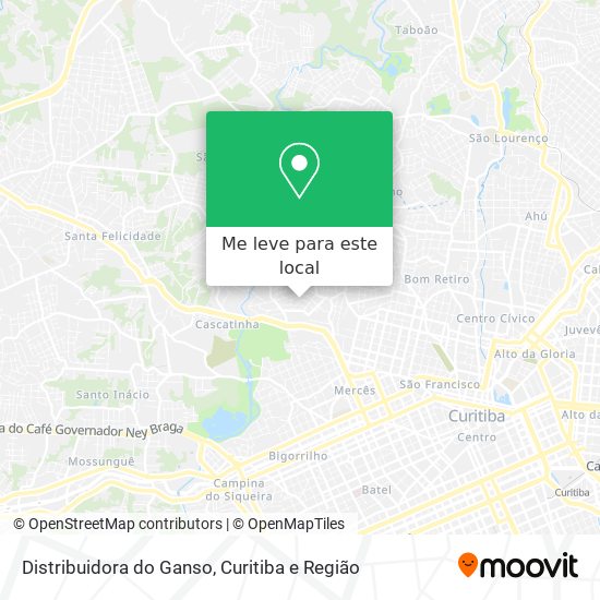 Distribuidora do Ganso mapa