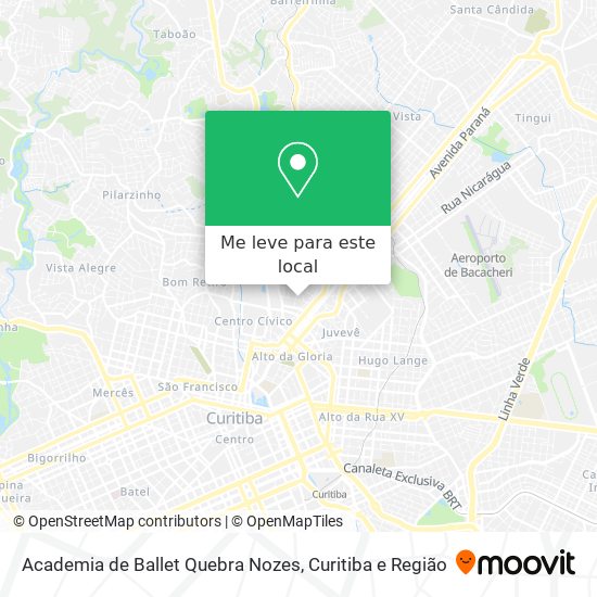 Academia de Ballet Quebra Nozes mapa