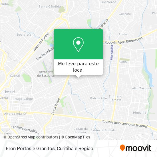 Eron Portas e Granitos mapa