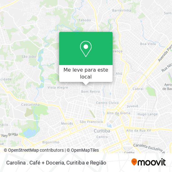 Carolina . Café + Doceria mapa
