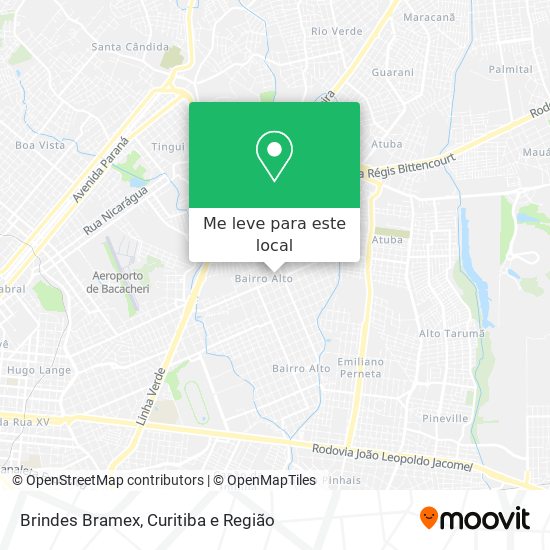 Brindes Bramex mapa