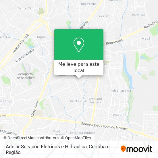 Adelar Servicos Eletricos e Hidraulica mapa