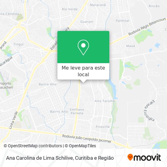 Ana Carolina de Lima Schilive mapa