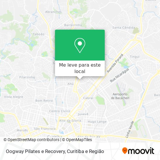 Oogway Pilates e Recovery mapa