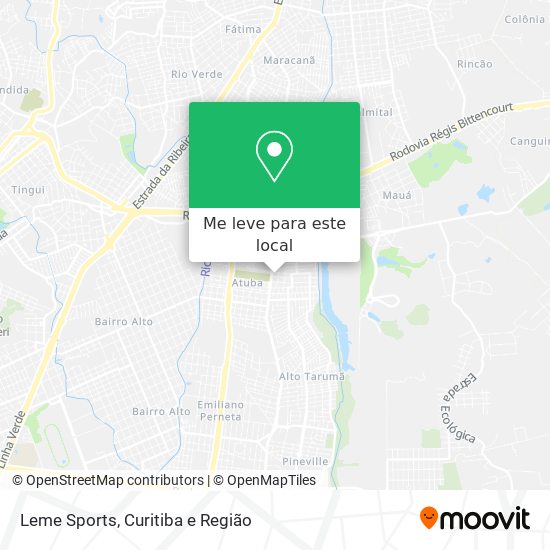 Leme Sports mapa