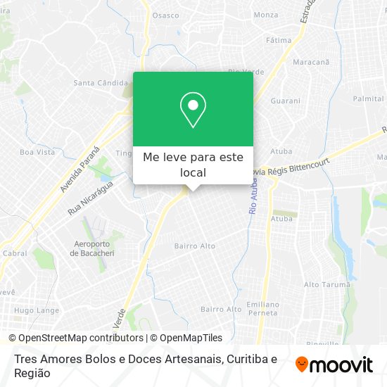 Tres Amores Bolos e Doces Artesanais mapa