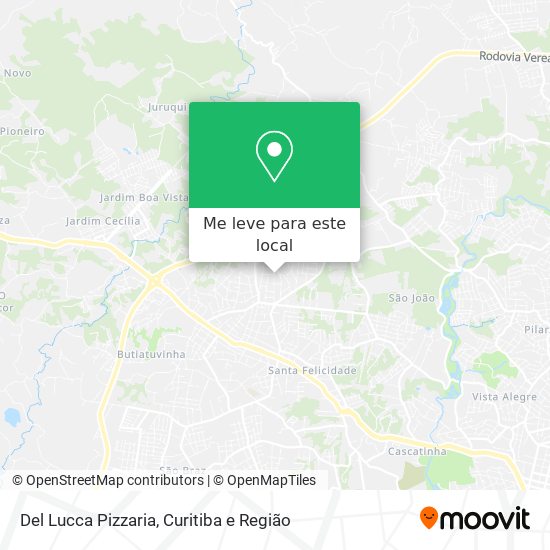 Del Lucca Pizzaria mapa