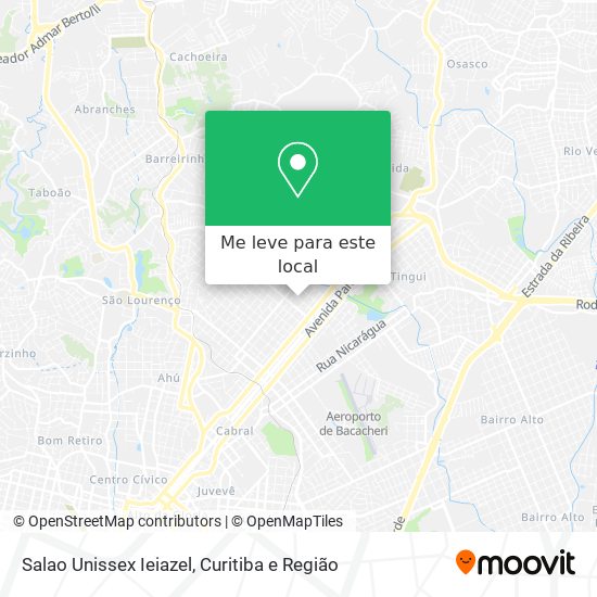 Salao Unissex Ieiazel mapa