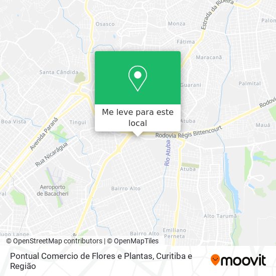 Pontual Comercio de Flores e Plantas mapa