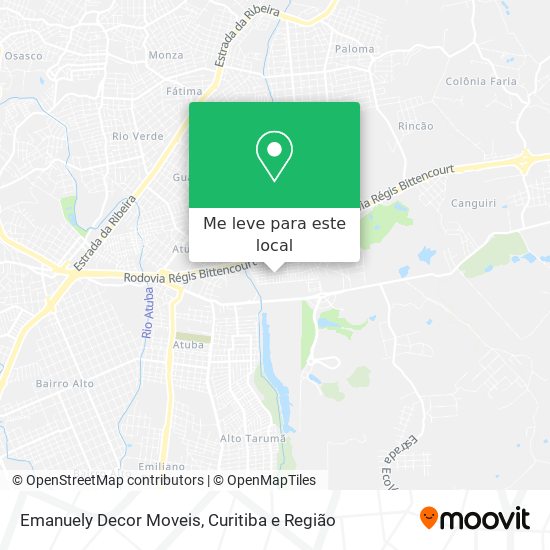 Emanuely Decor Moveis mapa