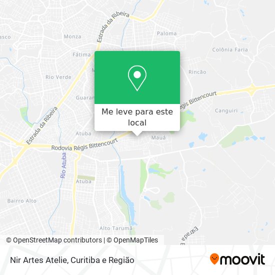 Nir Artes Atelie mapa