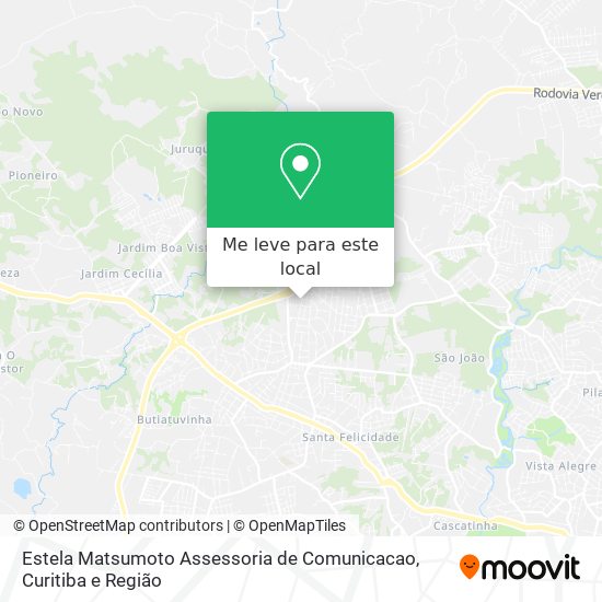 Estela Matsumoto Assessoria de Comunicacao mapa