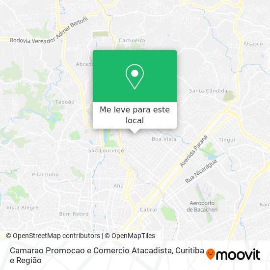 Camarao Promocao e Comercio Atacadista mapa