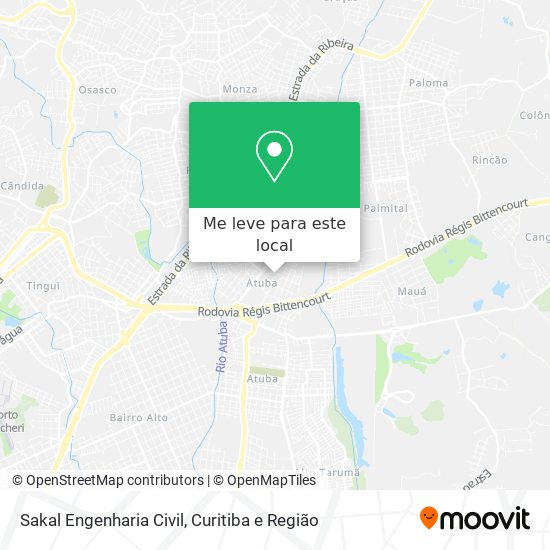 Sakal Engenharia Civil mapa