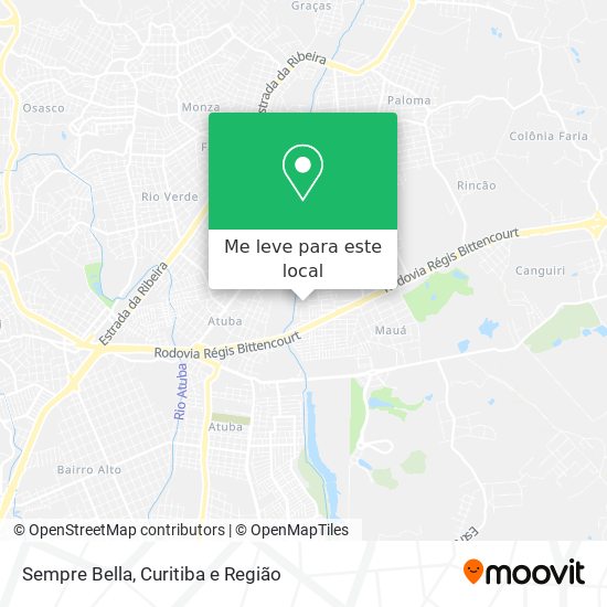 Sempre Bella mapa