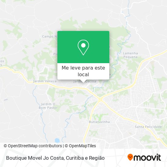 Boutique Movel Jo Costa mapa