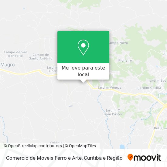 Comercio de Moveis Ferro e Arte mapa