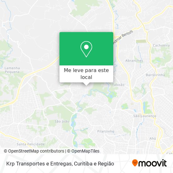 Krp Transportes e Entregas mapa