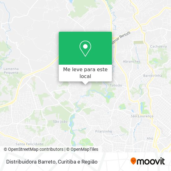 Distribuidora Barreto mapa
