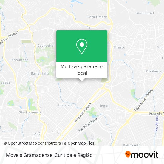 Moveis Gramadense mapa