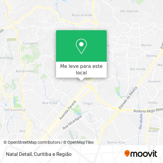 Natal Detail mapa