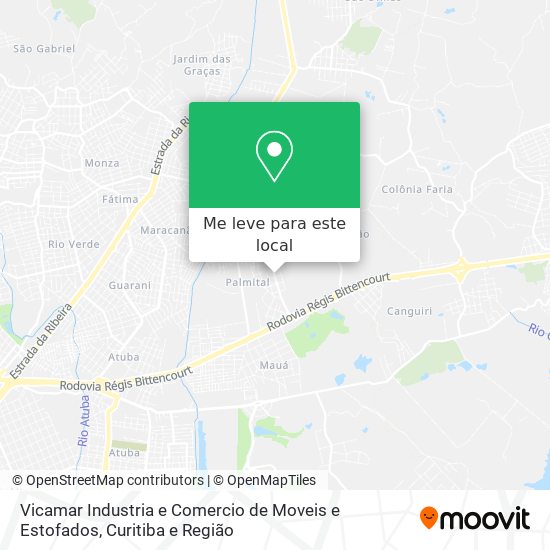 Vicamar Industria e Comercio de Moveis e Estofados mapa