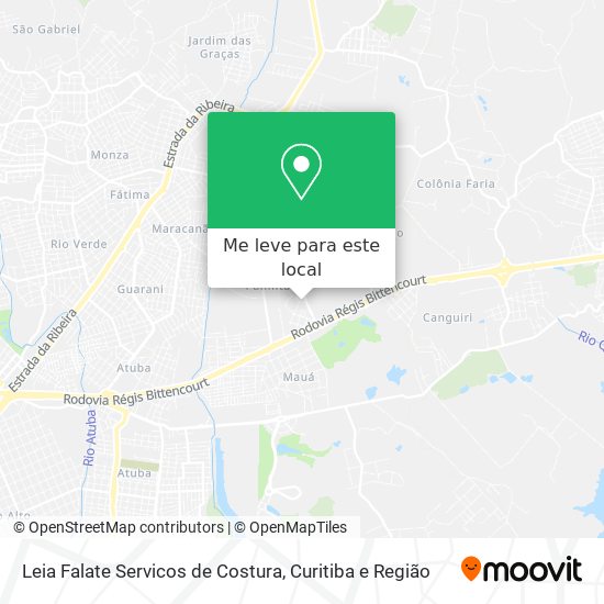 Leia Falate Servicos de Costura mapa