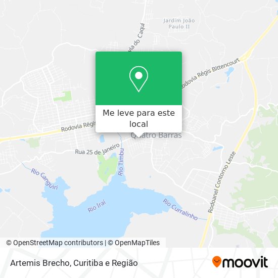 Artemis Brecho mapa