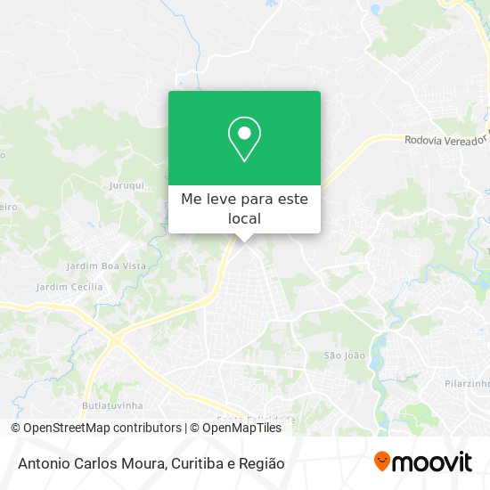 Antonio Carlos Moura mapa