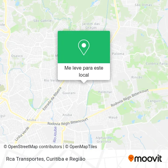 Rca Transportes mapa