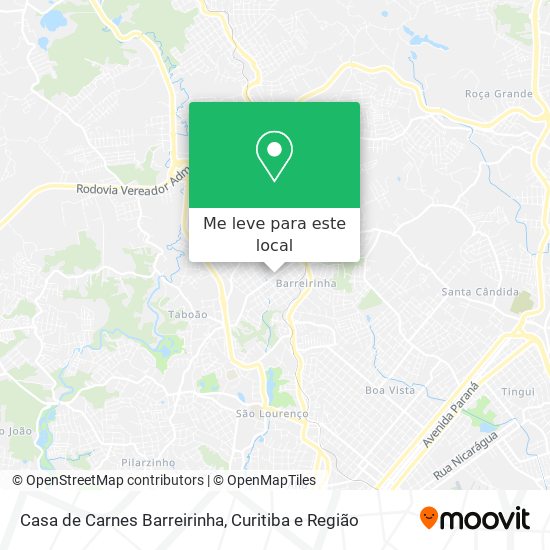 Casa de Carnes Barreirinha mapa